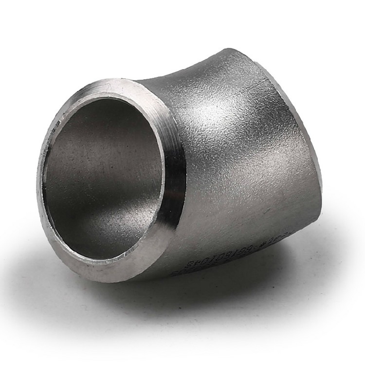 Sand blasted 45 degree elbow