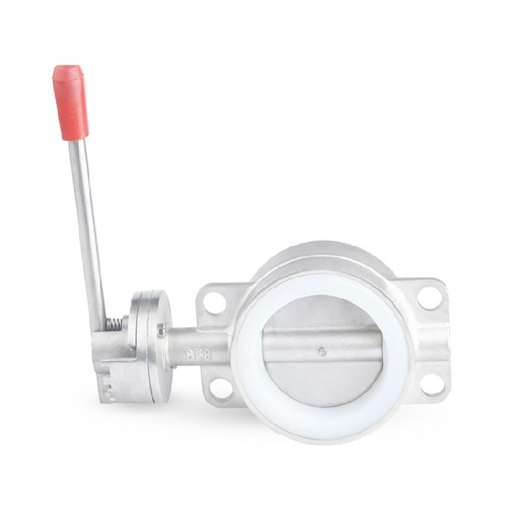 Butterfly valve to the clamp
