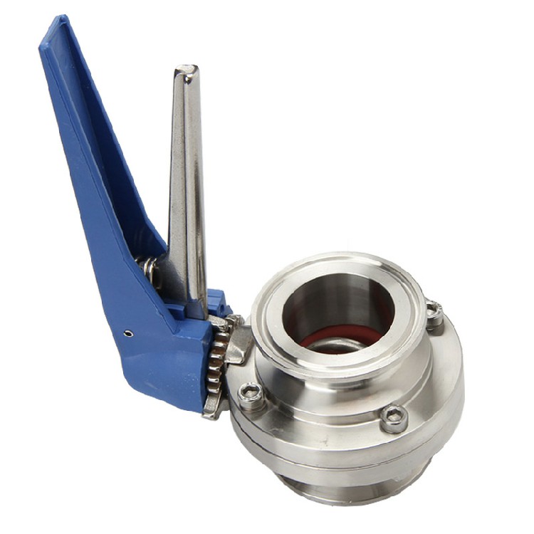 Duck bill quick-loading butterfly valve