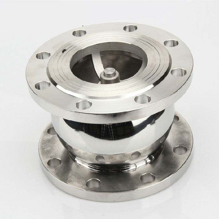 Flanged muffler check valve