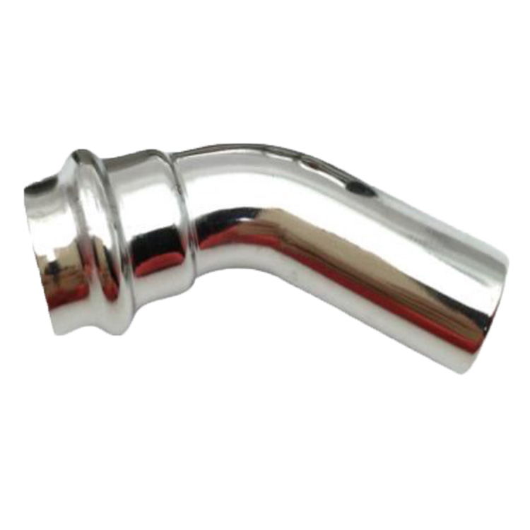 45 degree welding clamp elbow