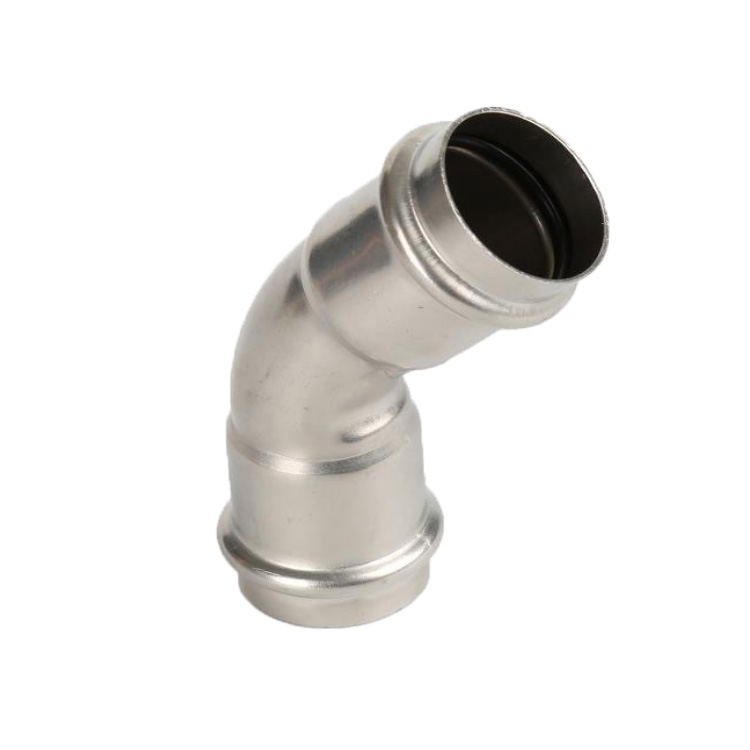 45 degree clamping elbow