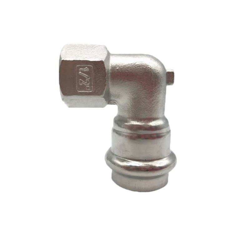 90 degree clamping elbow