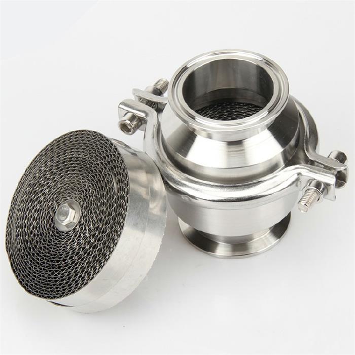 Install the flame arrestor quickly